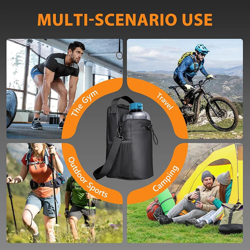 MagnaBottle Pro™ – Bolsa Magnética Porta Garrafa de Água com Grande Capacidade (Ímã Forte para Academia e Outdoor) + Brinde de sua Escolha