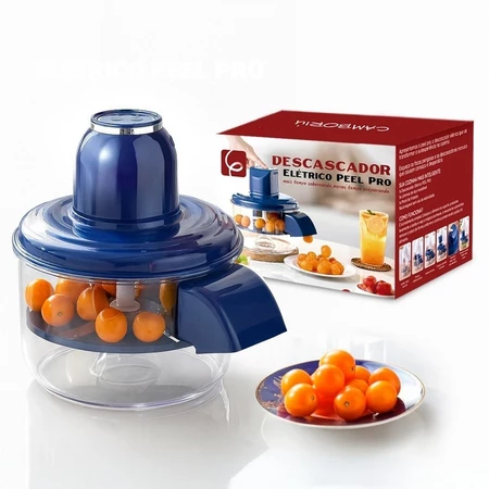 PeelMaster™ Descascador Elétrico Automático Recarregável para Uva Alho e Frutas Ferramenta Inteligente para Cozinh