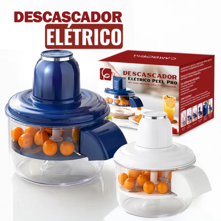 PeelMaster™ Descascador Elétrico Automático Recarregável para Uva Alho e Frutas Ferramenta Inteligente para Cozinh